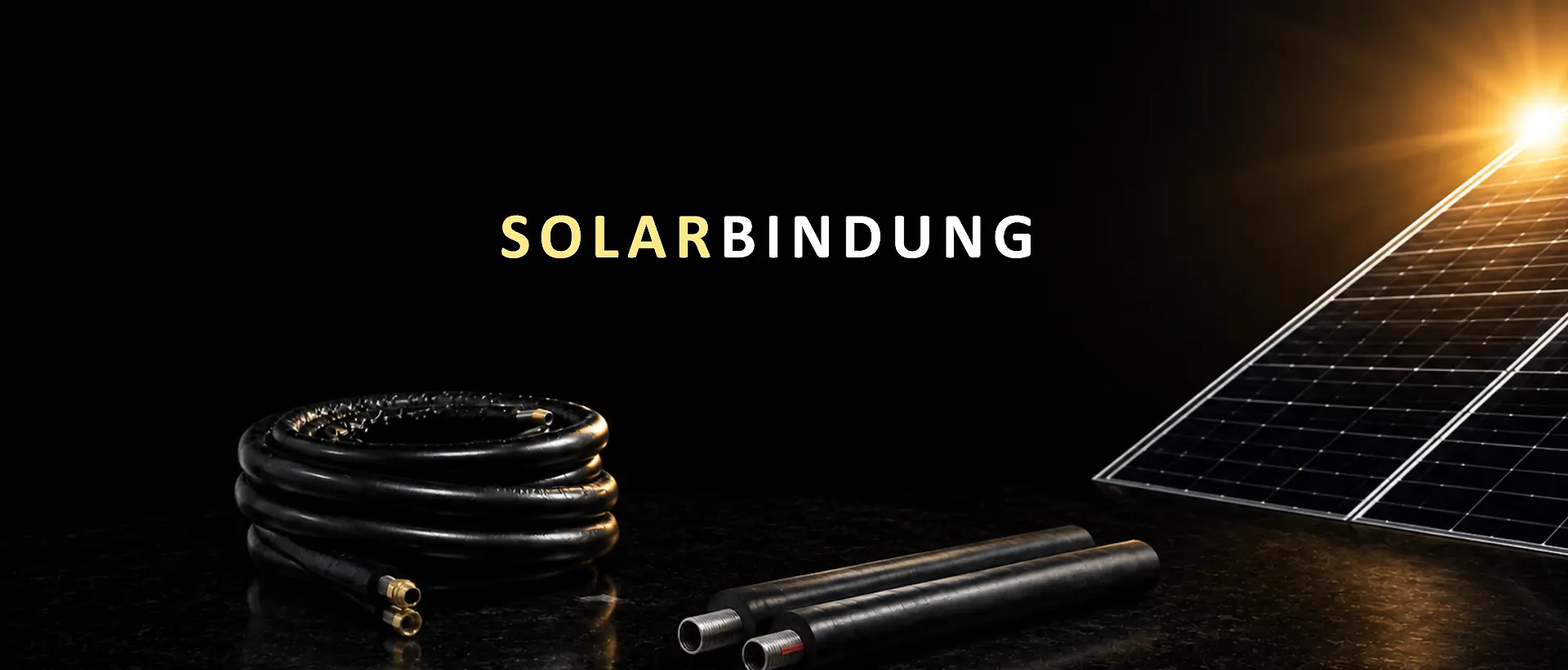 Isolierte Leitungen für Solarsysteme